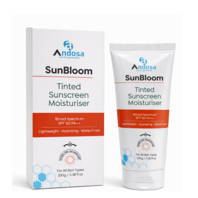 SunBloom Tinted Sunscreen Moisturiser - Andosa Lab
