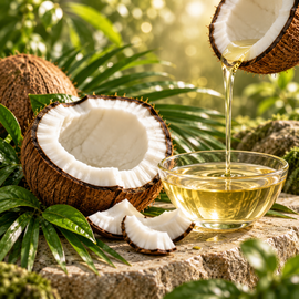 Coconut Oil: Deep hydration